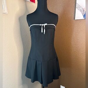 Forever 21 Black Strapless Dress